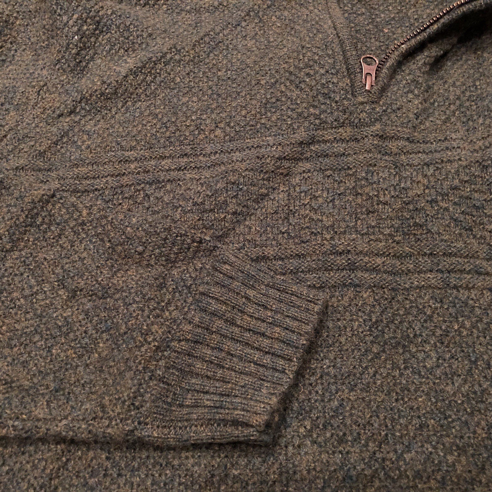 Pendleton Washable Wool 1/4 Zip Pull Over Sweater… - image 6
