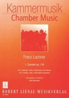1. Klavierquintett c-Moll op. 139 Partitur und Stimmen 2 Violinen, Viola, Cello und Pia