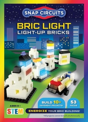 Snap Circuits BRIC Light, Building Bricks & Electric Circuit Kit for Kids, ST...