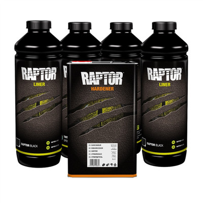 U-POL RAPTOR 0820V Black Bed Liner 2.6 VOC Urethane Spray UV Resistant