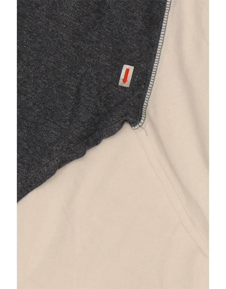 Top de hombre SUPERDRY manga larga pequeño blanco bloque de color algodón DD13 Foto 3 de 4