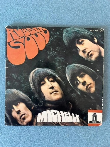 The Beatles Michelle EP Rare Rubber Soul Sleeve French EP