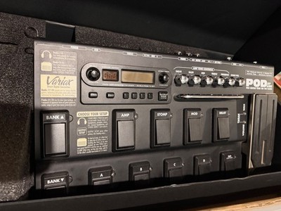 Line 6 POD XT LIVE pro guitar tone on the floor