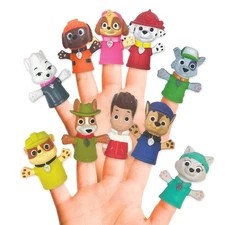 Nickelodeon PAW Patrol 10 Piece Finger Puppet - Party Favors, Educational, Ba...