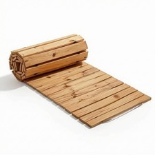 Rollweg aus Holz rollbar rollbarer Holzweg flexibel f&uuml;r Garten, Gartenbesitzer