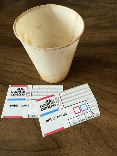 Rare Vintage Paper Cup – Used by Elvis Presley – | eBay