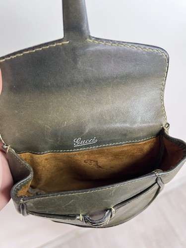GUCCI 1960s VINTAGE WOMENS PATENT LEATHER PURSE - Picture 11 of 15