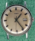 lot C2394 mens 1970s Timex Mercury Works Fancy Manual Wind Vintage Working Watch