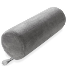 OPEN BOX - 9" Massage Table Jumbo Round Bolster Spa Headrest Cushion - Gray