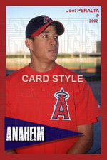 Joel Peralta - 2002 Anaheim Angels ST - choose a size - full color print