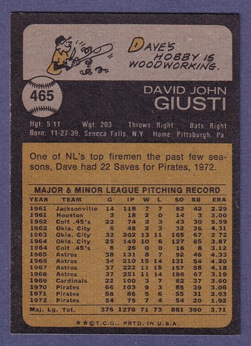 1973 Topps Baseball (397-528) * You Pick * Conditions Listed - Picture 135 of 259