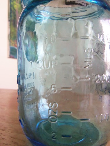 BALL MASON JAR-BLUE-100 Year Anniversary 1913-1915 PINT - Picture 4 of 5