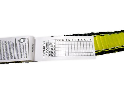 2-Pack 2-Foot Lifting Sling Choker Straps – 2-Ply, Eye & Eye Design, Professional Use