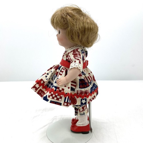 Riproduzione vintage JDK 221 Ges Gesch Googly Googlie Eye 8"" bambola porcellana biscotto - Foto 3 di 10