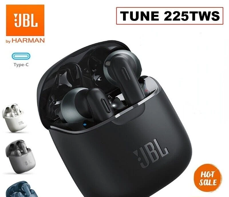 Auriculares Inalámbricos JBL Tune 225TWS Pure Bass Sound, Bluetooth -  Repuestos Musicales