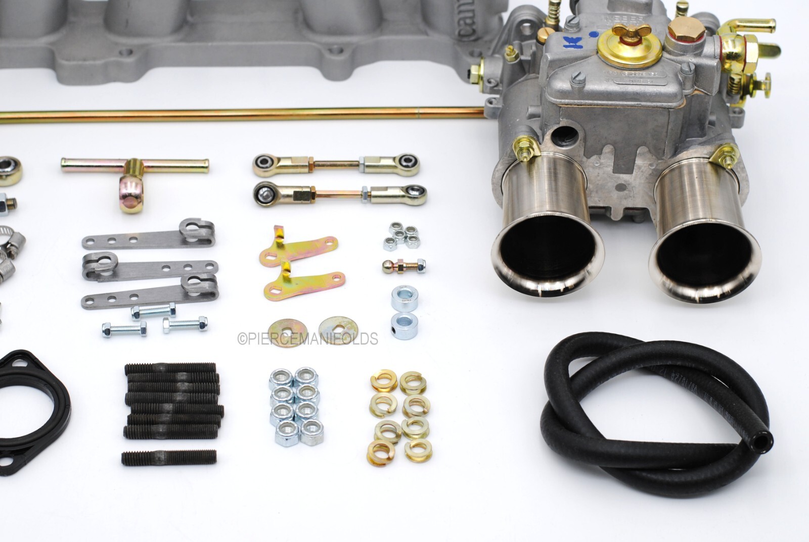 TOYOTA 22R DUAL WEBER 45 DCOE CONVERSION KIT MANIFOLD,LINKAGE, GENUINE ...