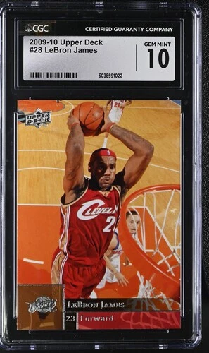 2009 Upper Deck #28 LeBron James CGC 10 GEM MINT