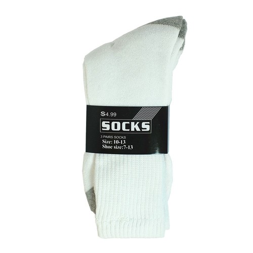 3-12 Pairs Mens Mix Sports Athletic Work Crew Cotton Casual Long Socks Size 9-13 - Picture 32 of 32