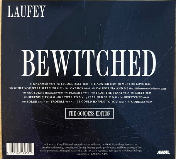 Laufey ‎– Bewitched - The Goddess Edition CD - SEALED NEW - Modern