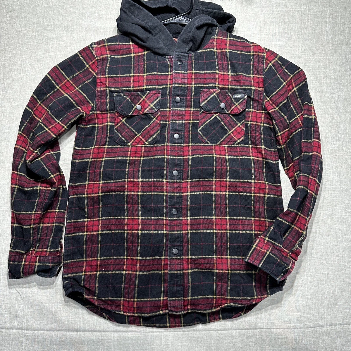 Red checkered sales vans jacket