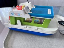 Bateau vintage Fisher Price Boat Toys 985 Little People Happy House 72’