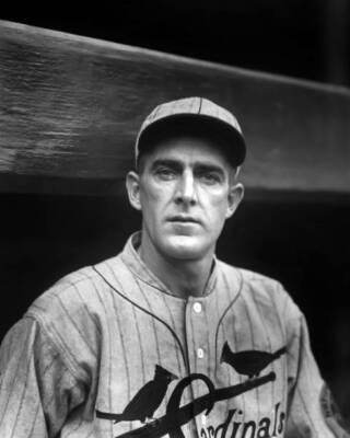 James E Cooney of the St Louis Cardinals in 1925 Baseball Old Photo
