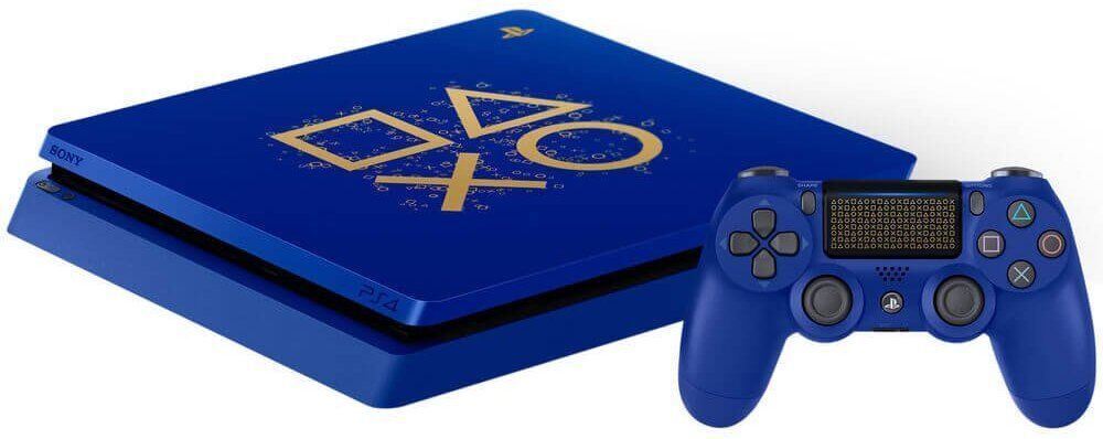 Sony PlayStation 4 SLIM 1TB Console - Days of Play Blue System 