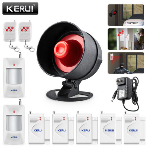 Wireless Alarm System Security Home Garage Apartment Burglar PIR Motion Detector - Zdjęcie 1 z 33