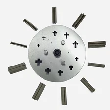 Disc Cutter 2 Different Shapes - Set of 10 Punches - Holy Cross Size: 8 to 16mm