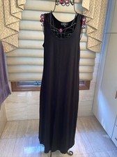 Karen Kane Black Stretch Tank Long Maxi Dress Size Large
