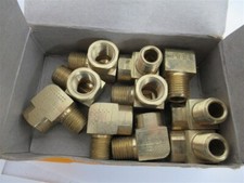 Parker X2202PA-4-4 , 1/4" Brass 90° Extruded Street Elbow (PK 10)