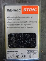 Stihl Chainsaw Chain- 26rs68- 18 Inch, 68 Drive Links, .325 Pitch, .063 Gauge, N on sale Stihl Chainsaw Chain- 26rs68- 18 Inch, 68 Drive Links, .325 Pitch, .063 Gauge, N on sale