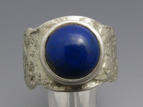 REIF-DESIGN - LAPISLAZULI RING - UNIKAT AUS EIGENER GOLDSCHMIEDE - 999 SILBER - Bild 2 von 9