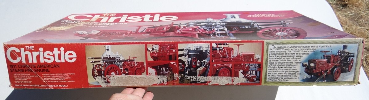 The Christie 1911 American Steam Fire Engine MPC 1/12 Scale Model