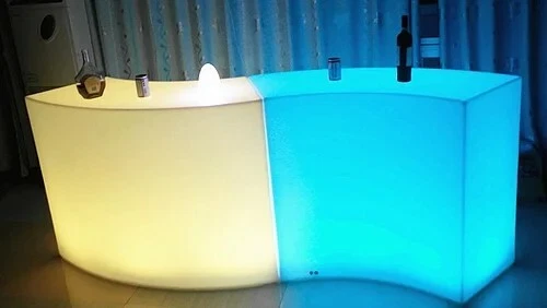 LED Furniture Buffet table Bar Battery Powered App controlled Changing colors - Image 3 of 4