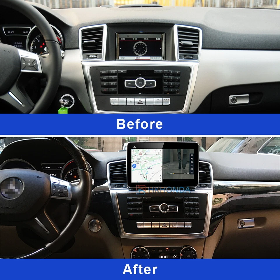 Android 13 Car GPS Navi Stereo Headunit For Mercedes Benz SLK SLC SL R172 SL450 — 第 2/4 张图片