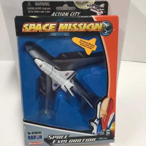 REALTOY ACTION CITY  Space mission Exploration Discovery Space Shuttle NEW