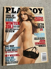 Playboy March 2011 Winter Zoli Cover Sons Anarchy Seth Green 20Q Deepak Chopra