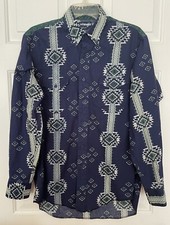 Vintage 90s Wranglers Western Cowboy Cut Regular Fit Button Up Shirt 15 1/2-34