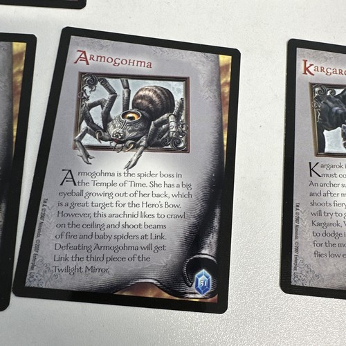 Zelda 2007 Nintendo Trading Cards 5-PACK Assorted Dark Lord Twilit Arachnid plus - Picture 13 of 14