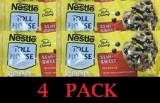 4x Nestle Toll House Semi Sweet Morsels Baking Chocolate Chips 12 oz Bag 4 PACK