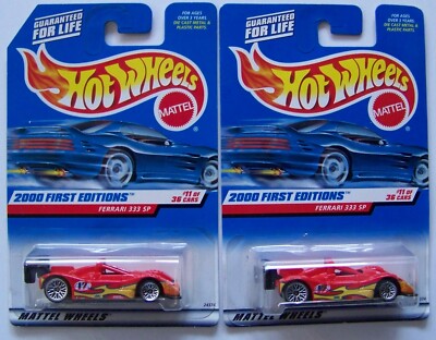 Hot Wheels Ferrari 333 SP Choice Lot | 2 Cars per Lot | eBay