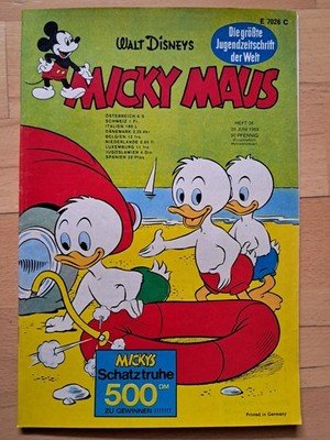 Mickey Mouse No. 26 from 28.6.1969 with football album, fold-out pages-excellent Z1