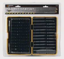 W1725 148-Piece Master Bit Set with SAE and Metric Assortment for Precision DIY 