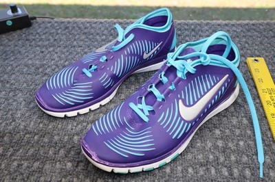 Nike Womens Shoes Size 8 Free Balanza 3.0 Purple Blue Running Lace Up 599268-500