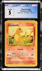 CGC 5 Charmander 46/102 1999 Base Set Common Pokemon Card