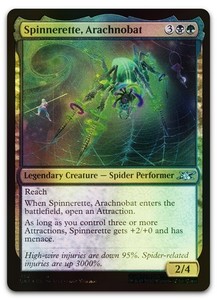 Spinnerette, Arachnobat (Galaxy Foil) #466 Unfinity