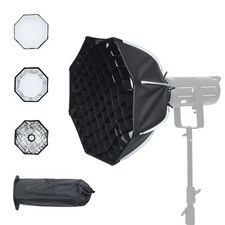 21"/55cm Octagonal Softbox, Quick Release Parabolic Soft Box with Bowens Moun...