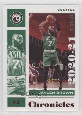 2020-21 Panini Chronicles Chronicles Red 39/149 Jaylen Brown #45 0ge4
