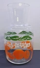 Vintage 1987 Anchor Hocking Glass Orange Juice Carafe Pitcher Jar Jug No Lid USA